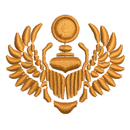 Бродерия скарабей